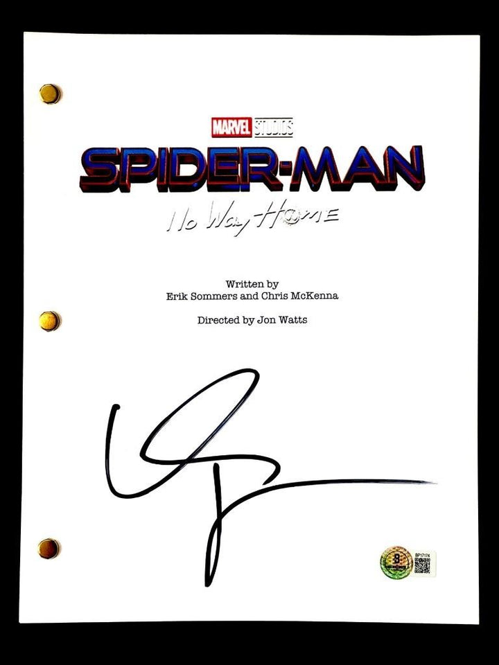 Willem Dafoe signed Spider-Man No Way Home script autograph ~ Beckett BAS