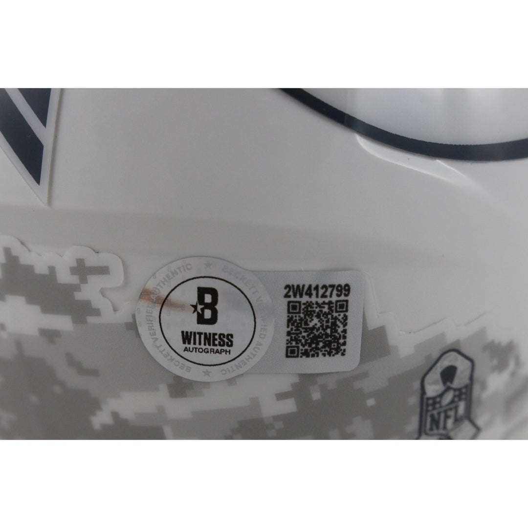 Adrian Peterson Autographed Minnesota Vikings 24 STS Mini Helmet Beckett 49258