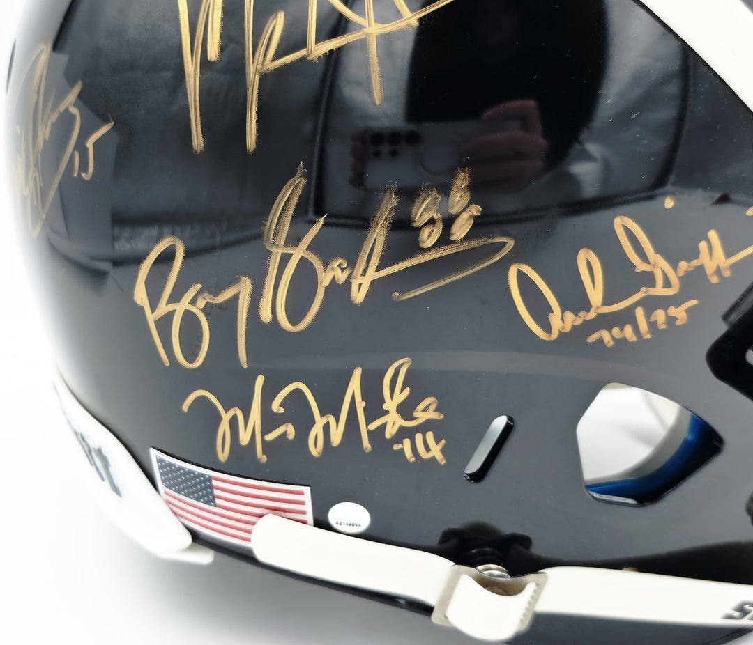 College Heisman Winners Auto Black Full Size Schutt Helmet 23 Sigs Barry Sanders