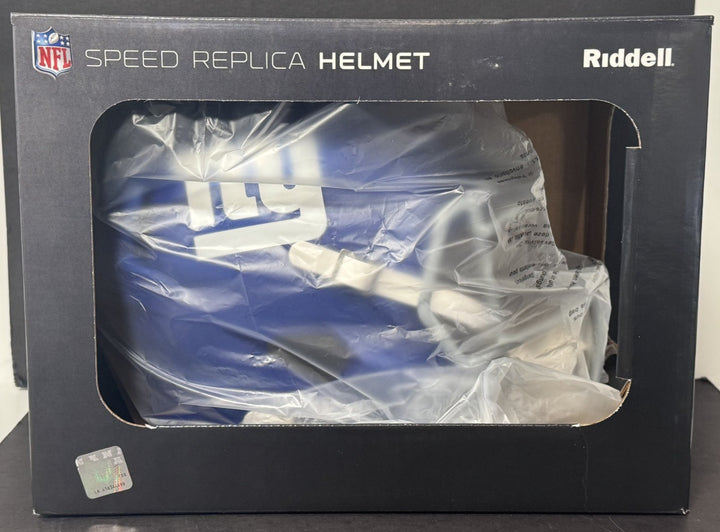 New York Giants Speed Replica Riddell Football Helmet FS New NIB Blue Mint