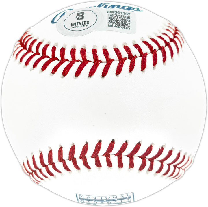 Randy Johnson Signed Official HOF Logo Baseball Seattle Mariners Beckett Wit