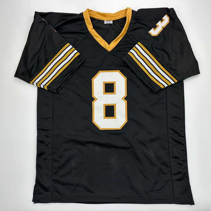 Facsimile Autographed Archie Manning New Orleans Black Reprint Jersey Men's XL