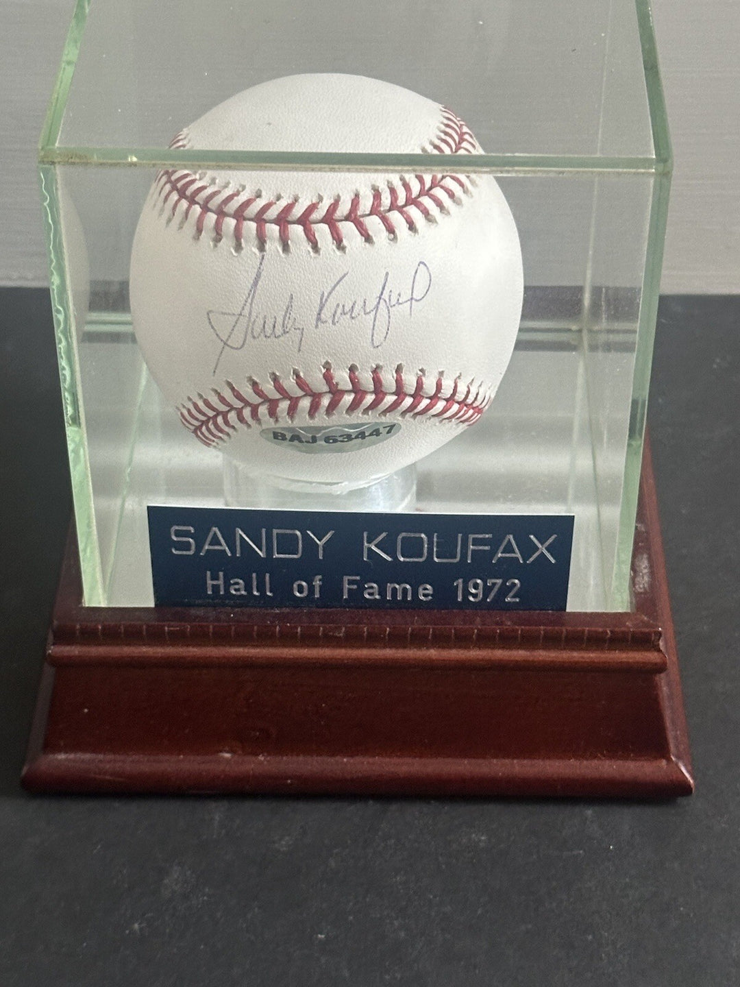 Sandy Koufax Signed Official Mlb Baseball Hof Auto Upper Deck Uda Coa W/ Case