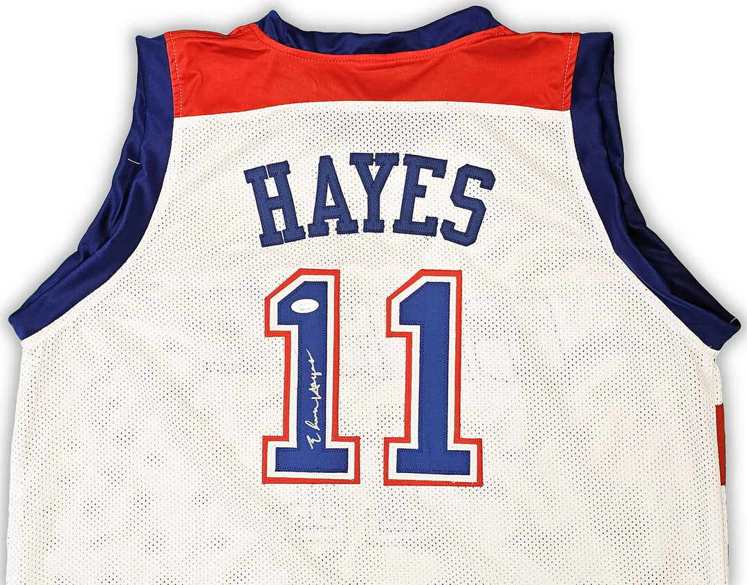 Washington Bullets Elvin Hayes Autographed Signed White Jersey JSA