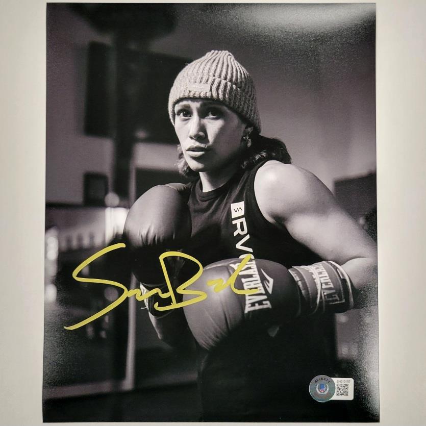 Seniesa Estrada signed Boxing 8x10 photo #3 autograph ~ Beckett BAS Holo