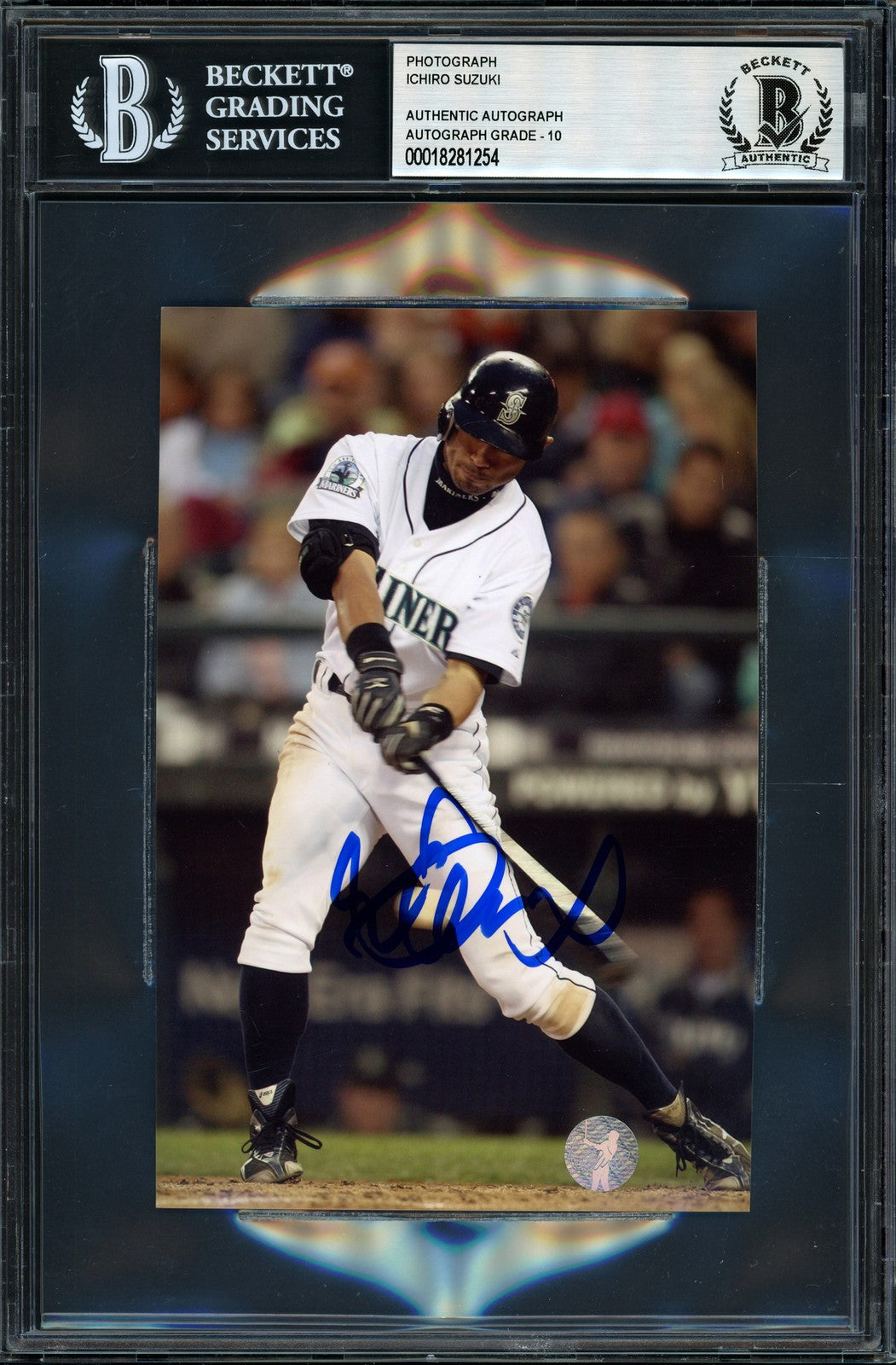 Ichiro Suzuki Signed 4x6 Photo Seattle Mariners Auto GM 10 Beckett #18281254
