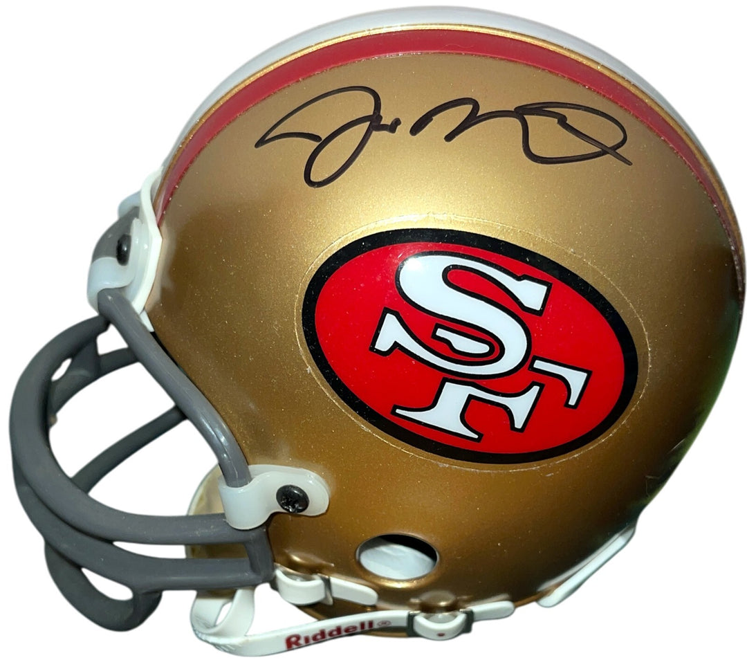 Joe Montana signed San Francisco 49er's NFL TB Mini Helmet #13- Upper Deck Holo