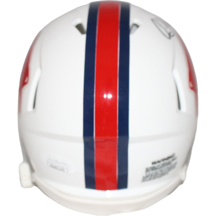 Oj Simpson Autographed Buffalo Bills Throwback Mini Helmet JSA 42702