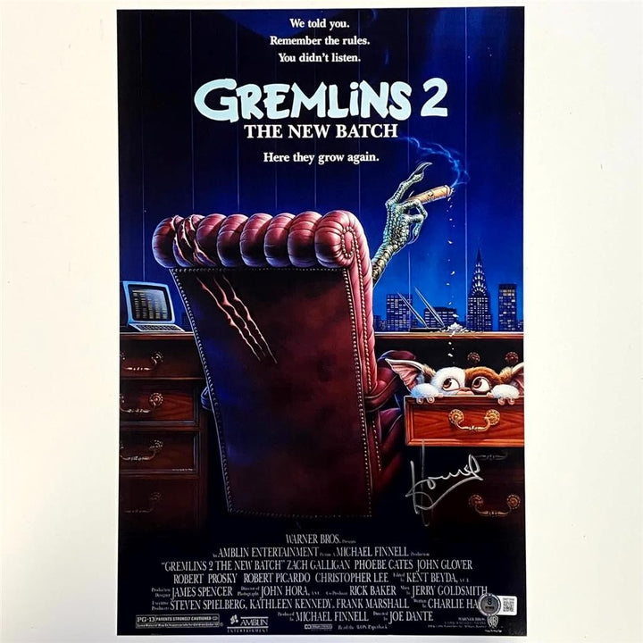 Howie Mandel signed Gremlins 2 Photo 11x17 Movie Poster autograph ~ Beckett BAS