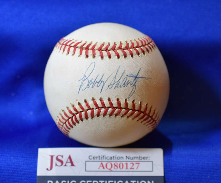 Bobby Shantz JSA Cert Signed American League OAL Autograph Baseball