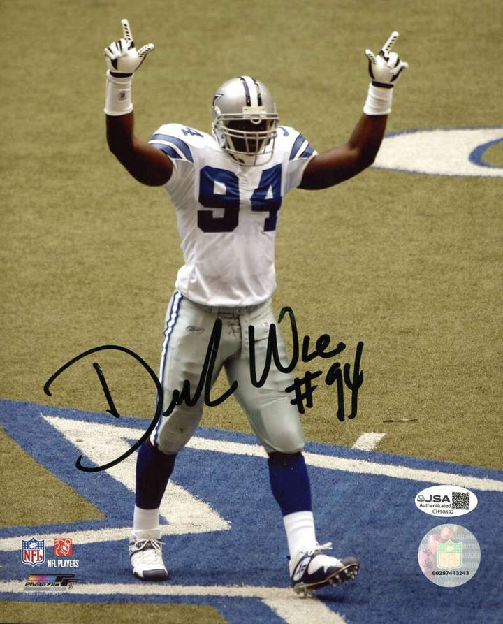 DeMarcus Ware JSA Coa Signed 8x10 Photo Cowboys Autograph