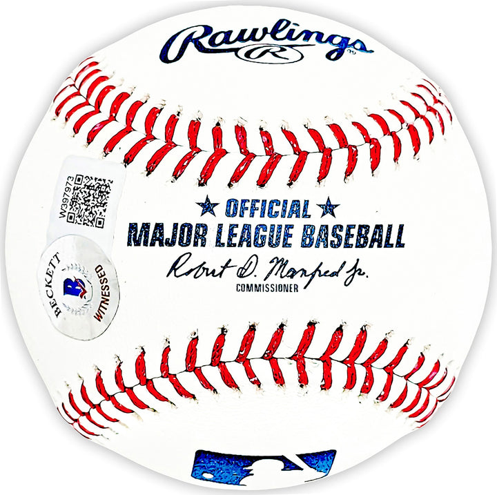Scott Rolen Signed MLB Baseball Philadelphia Phillies "97 NL ROY" Beckett Wit