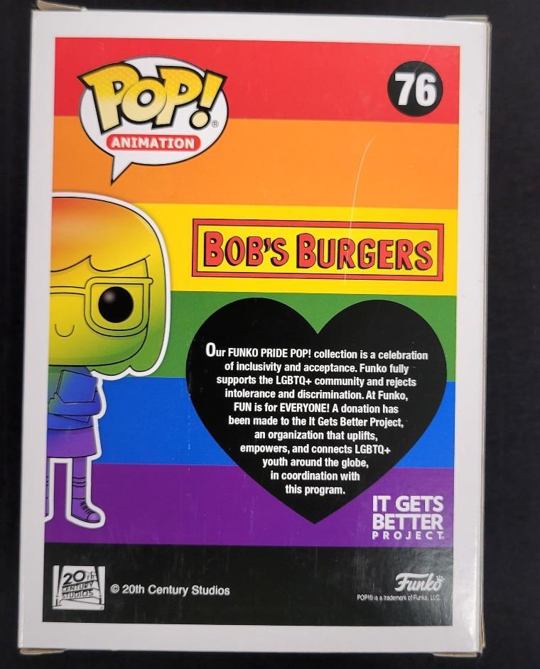 Dan Mintz signed Tina Belcher Funko Pop Bob's Burgers autograph (B) Beckett BAS