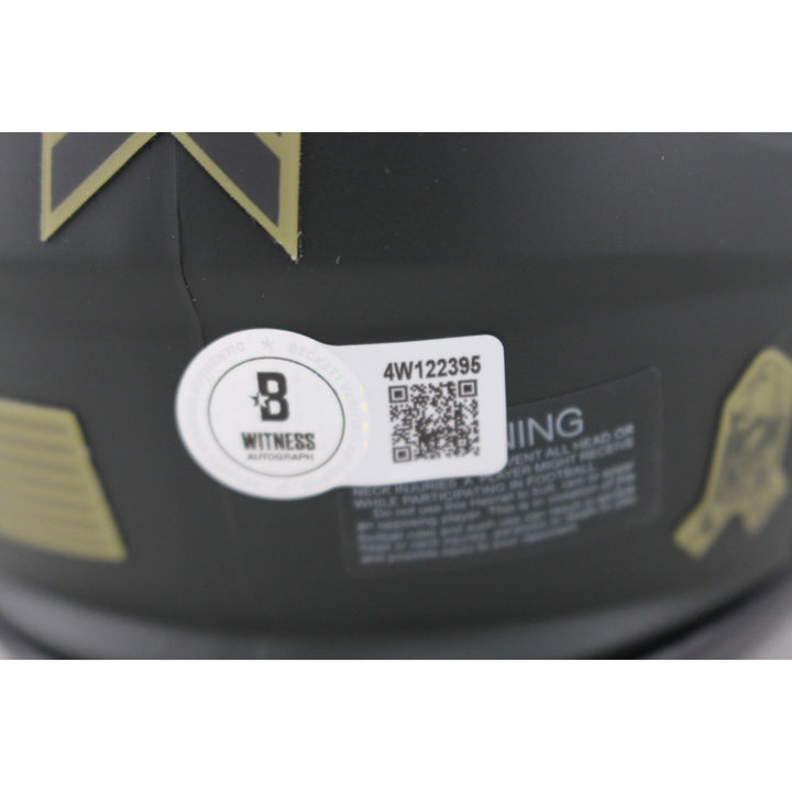 AJ Brown Autographed Philadelphia Eagles 25 STS Mini Helmet Beckett W 54033