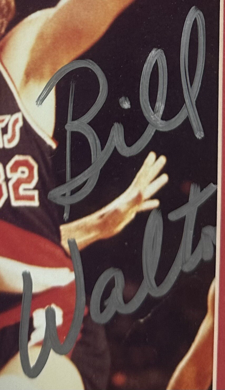 Bill Walton Signed 8x10 Framed Photo Blazers Mint Autograph Steiner COA HOF