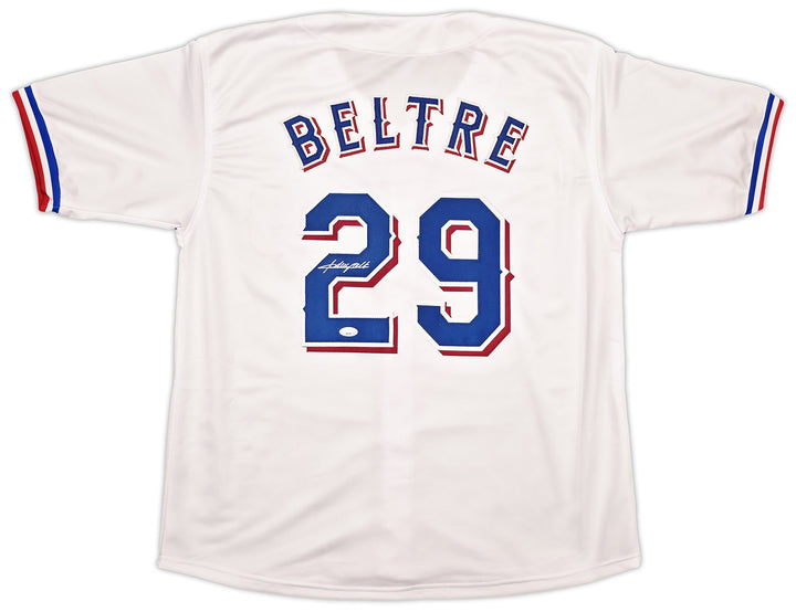 Texas Rangers Adrian Beltre Autographed White Jersey JSA