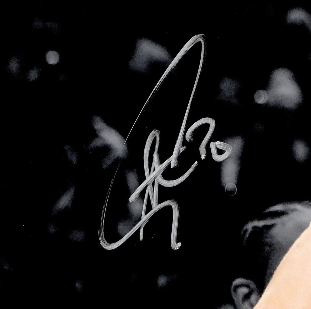 Stephen Curry Signed 16x20 Photo Warriors All Star Game MVP Trophy JSA