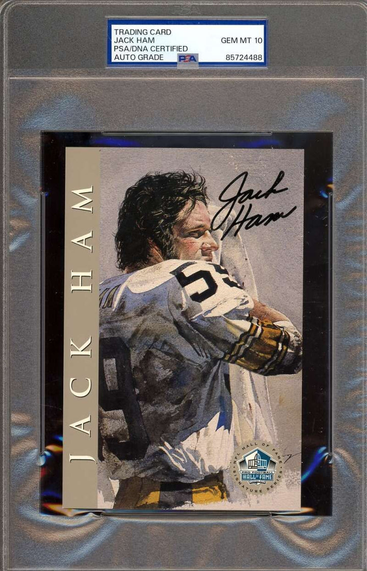 Jack Ham Gem Mint 10 PSA DNA Signed 1998 HOF Signature Series Auto