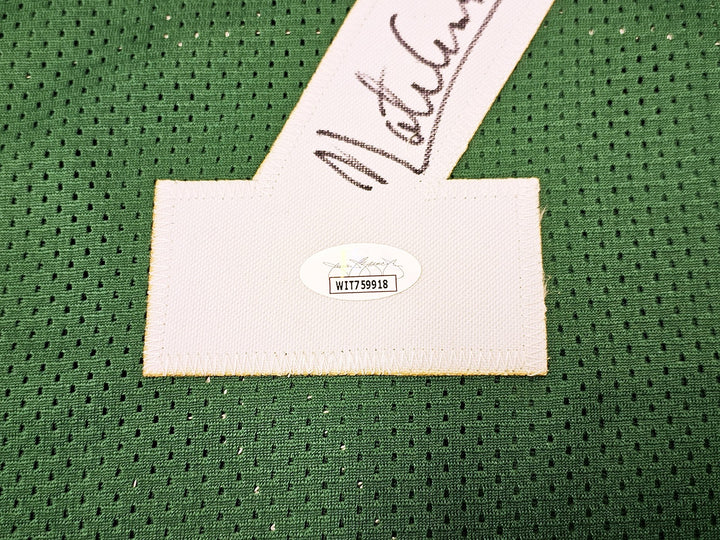 Boston Celtics Nate "Tiny" Archibald Auto Signed Green Jersey "HOF 91" JSA