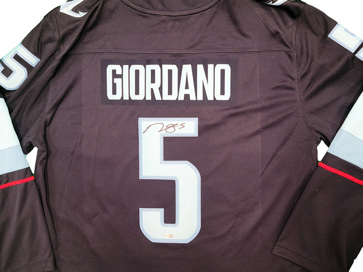 Kraken Mark Giordano Auto Fanatics Navy Breakaway Jersey Inaugural Captain Patch