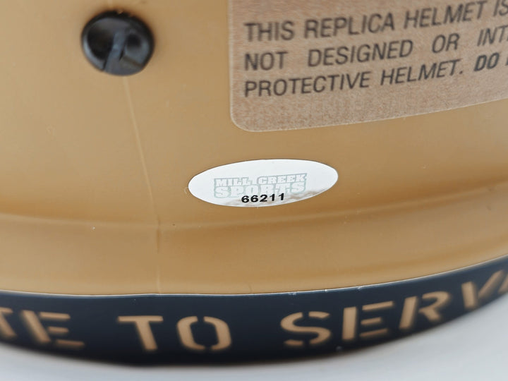 Tyler Lockett Auto Seahawks Camo Brown 2023 Salute to Service Full Sz Rep Helmet