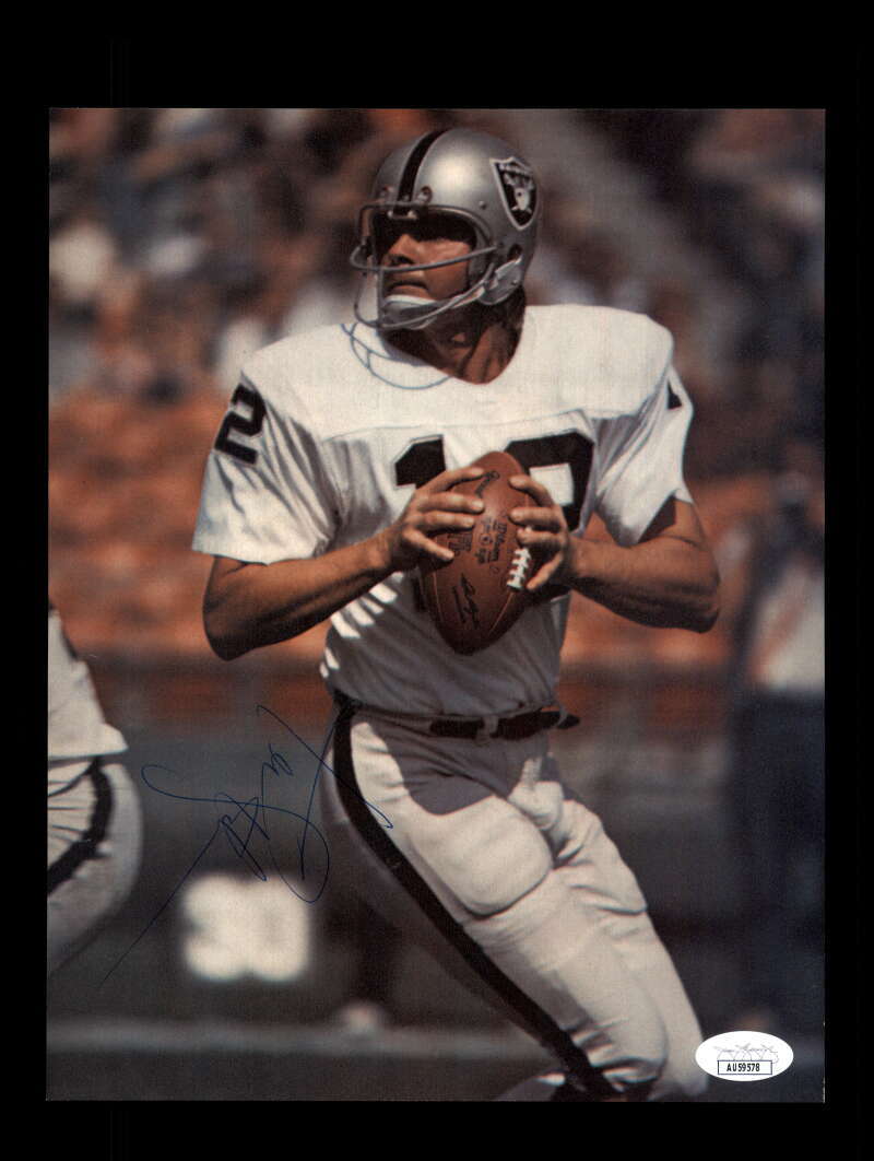 Ken Stabler JSA Autograph 8x10 Signed Vintage Photo 1970`s Raiders