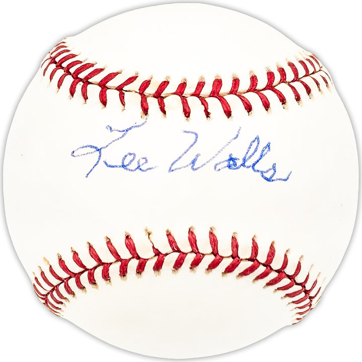 Lee Walls Autographed Signed AL Baseball Phillies, Dodgers Beckett QR #BM25295