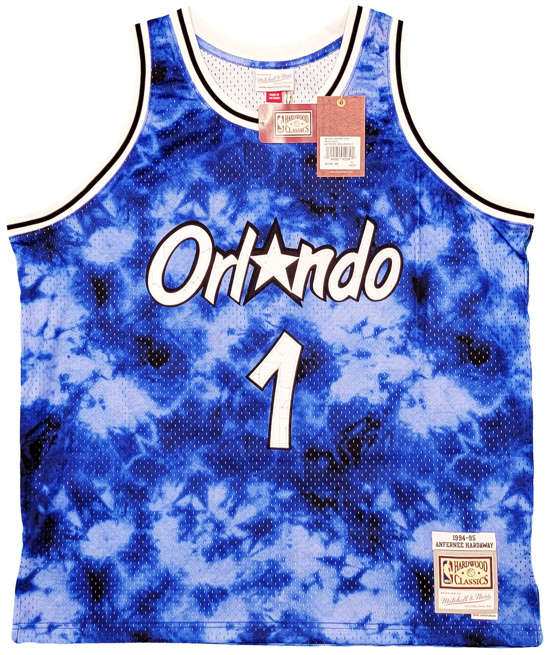 Magic Penny Hardaway Auto Blue Mitchell Ness Galaxy 94 Swingman Jersey PSA/DNA