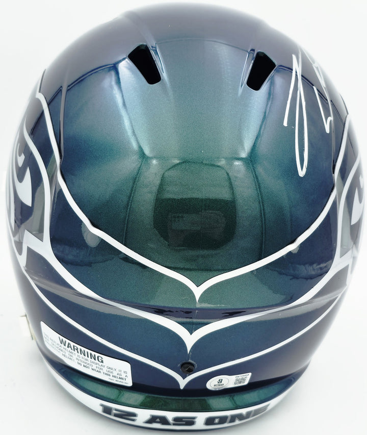Leonard Williams Signed Seahawks Full Size Rivalries Speed Helmet Beckett Wit