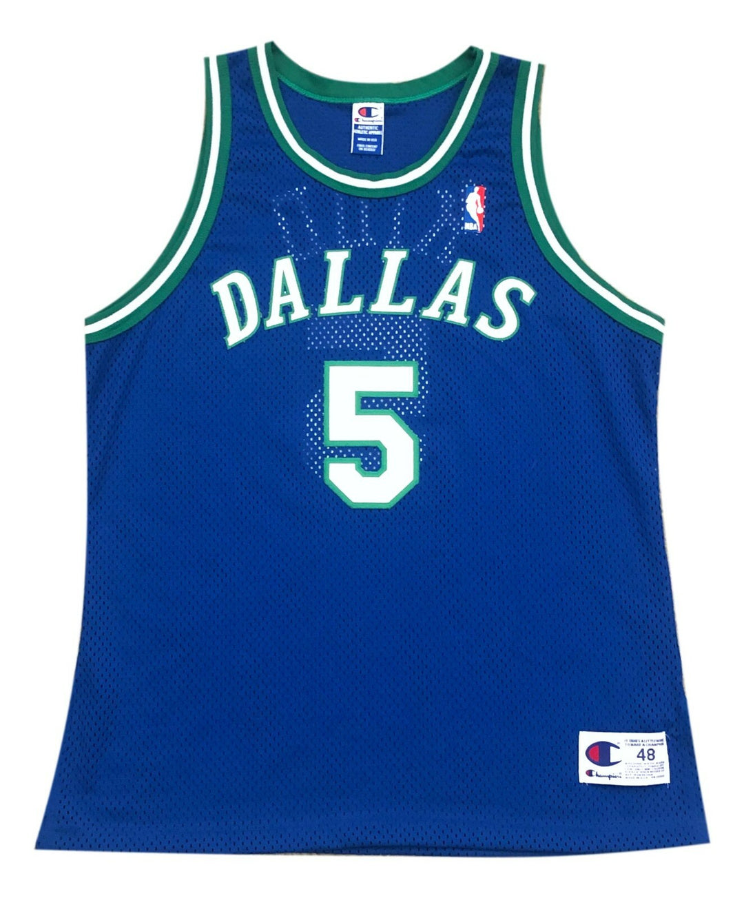 Jason Kidd Signed Dallas Mavericks Champion Original Jersey JSA COA Autographed