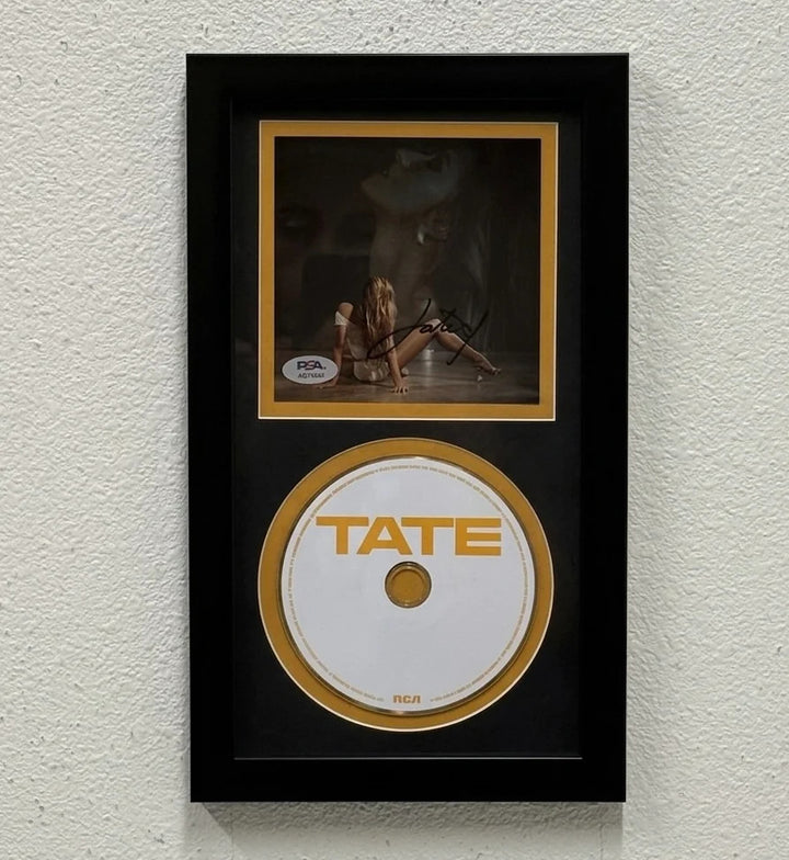 Tate McRae Signed So Close To What CD Cover Framed PSA/DNA Autographed