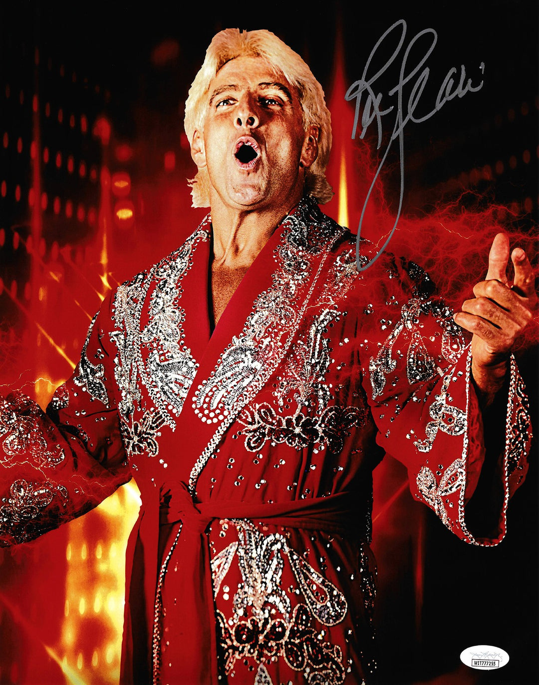 Ric Flair Signed 11x14 Photo JSA