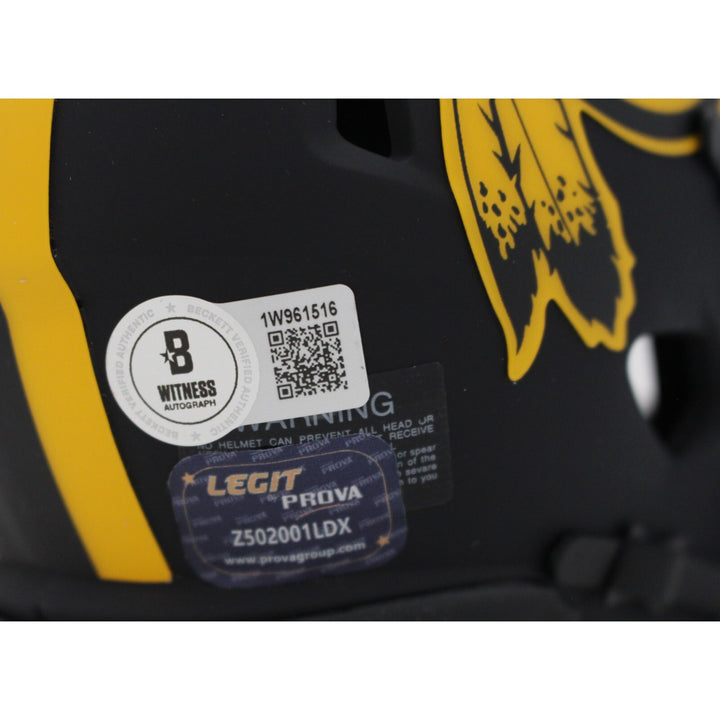 Chris Cooley Autographed Washington Redskins Eclipse Mini Helmet Beckett 48043
