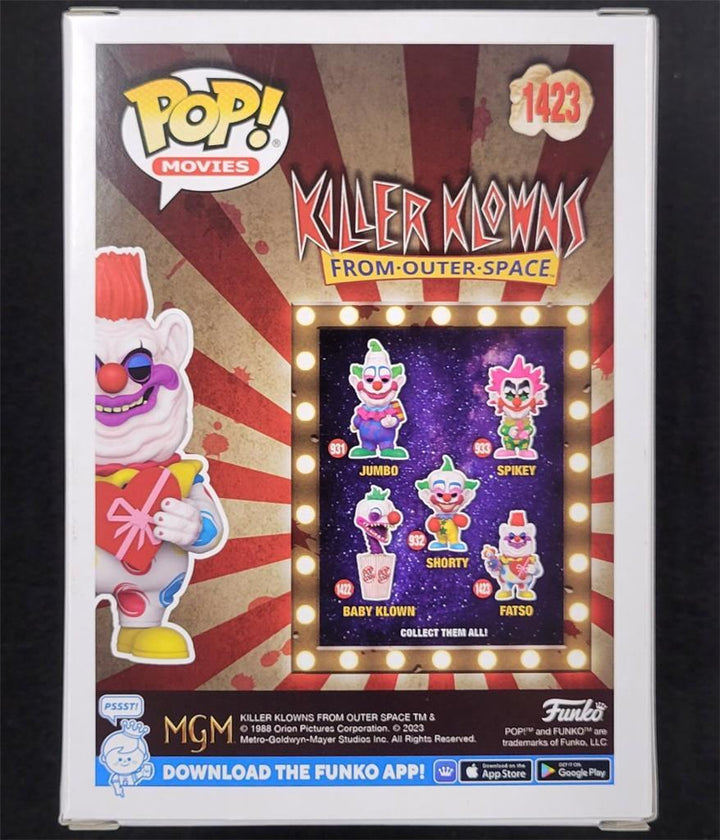 Chiodo Brothers signed Killer Klowns Fatso Funko Pop! #1423 autograph ~ JSA COA