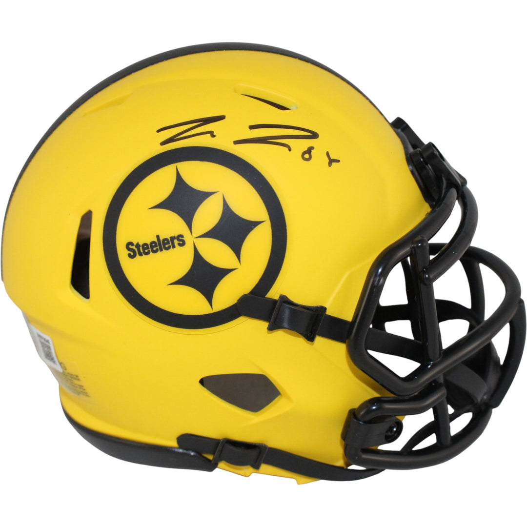 Pat Freiermuth Autographed Pittsburgh Steelers Mini Helmet Rave Beckett W 53143