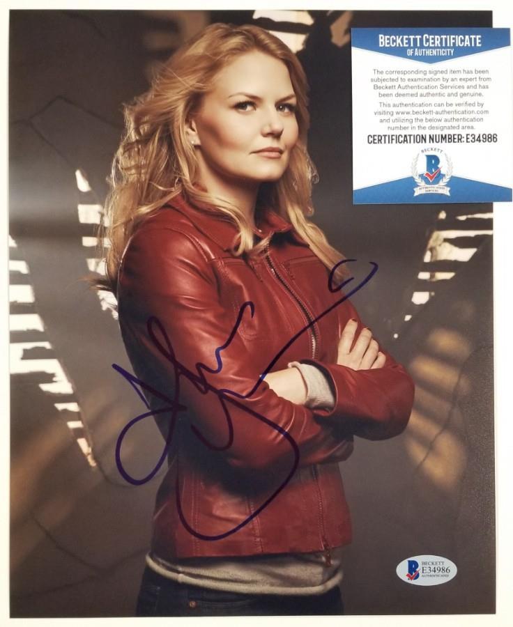 JENNIFER MORRISON Signed 8x10 Photo #2 Once Upon a Time Actress~ Beckett BAS COA
