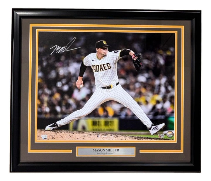 Mason Miller Signed Framed 16x20 San Diego Padres Photo Fanatics
