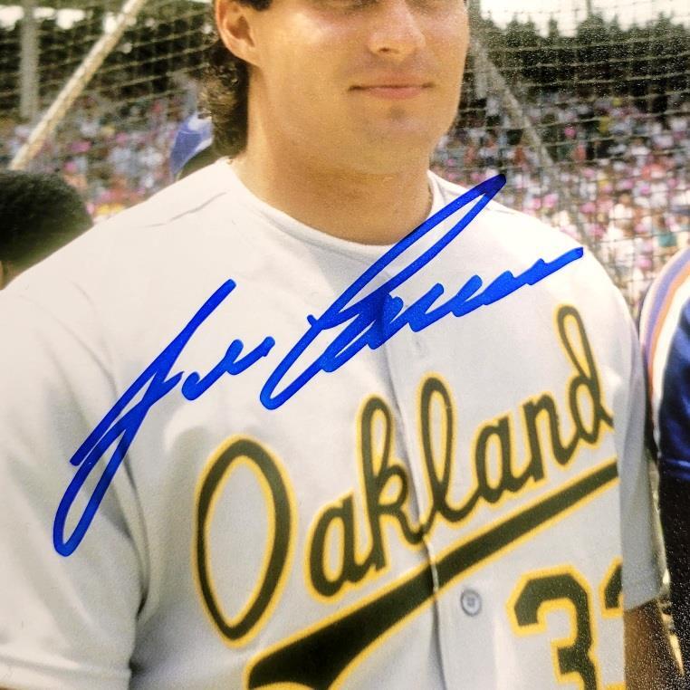 Darryl Strawberry & Jose Canseco signed 8x10 photo autograph ~ Beckett BAS Holo