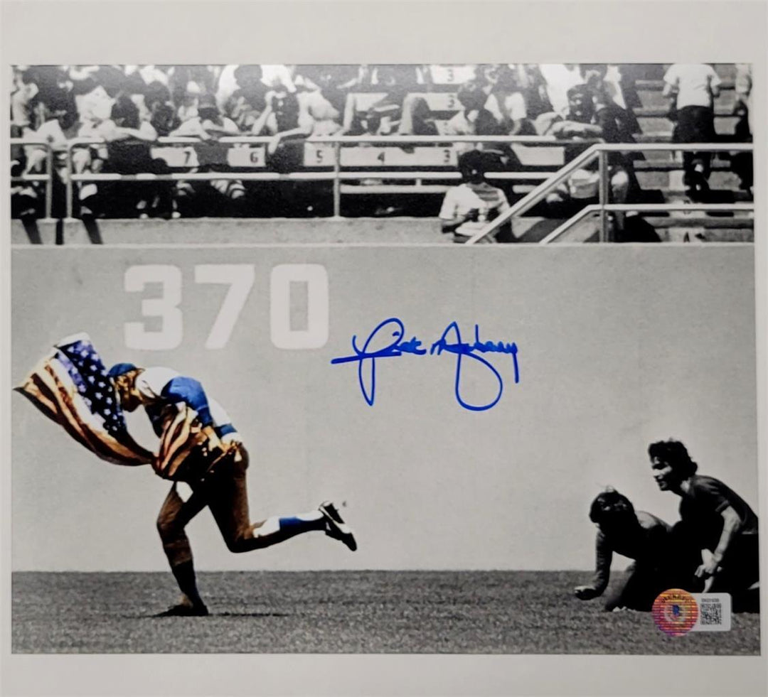 Rick Monday signed Saves the American Flag 8x10 Photo autograph ~ Beckett BAS