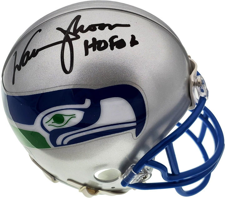 Warren Moon Autographed Signed Seattle Seahawks Mini Helmet "HOF 06" MCS Holo