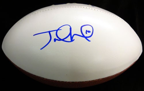 Jake Locker Signed White Logo Football Washington Huskies PSA/DNA