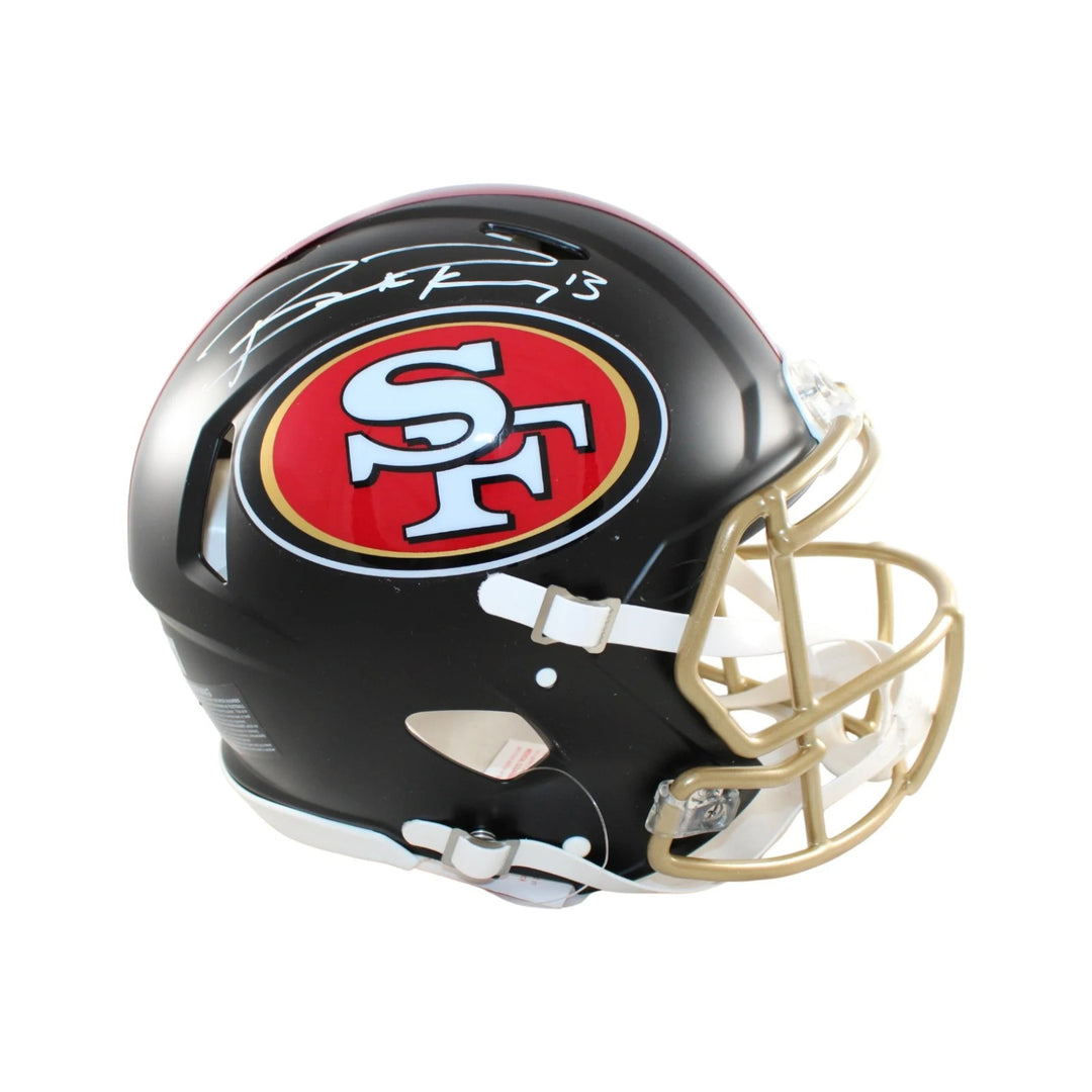 Brock Purdy Signed San Francisco 49ers Rivalries Helmet Proline Beckett 58557