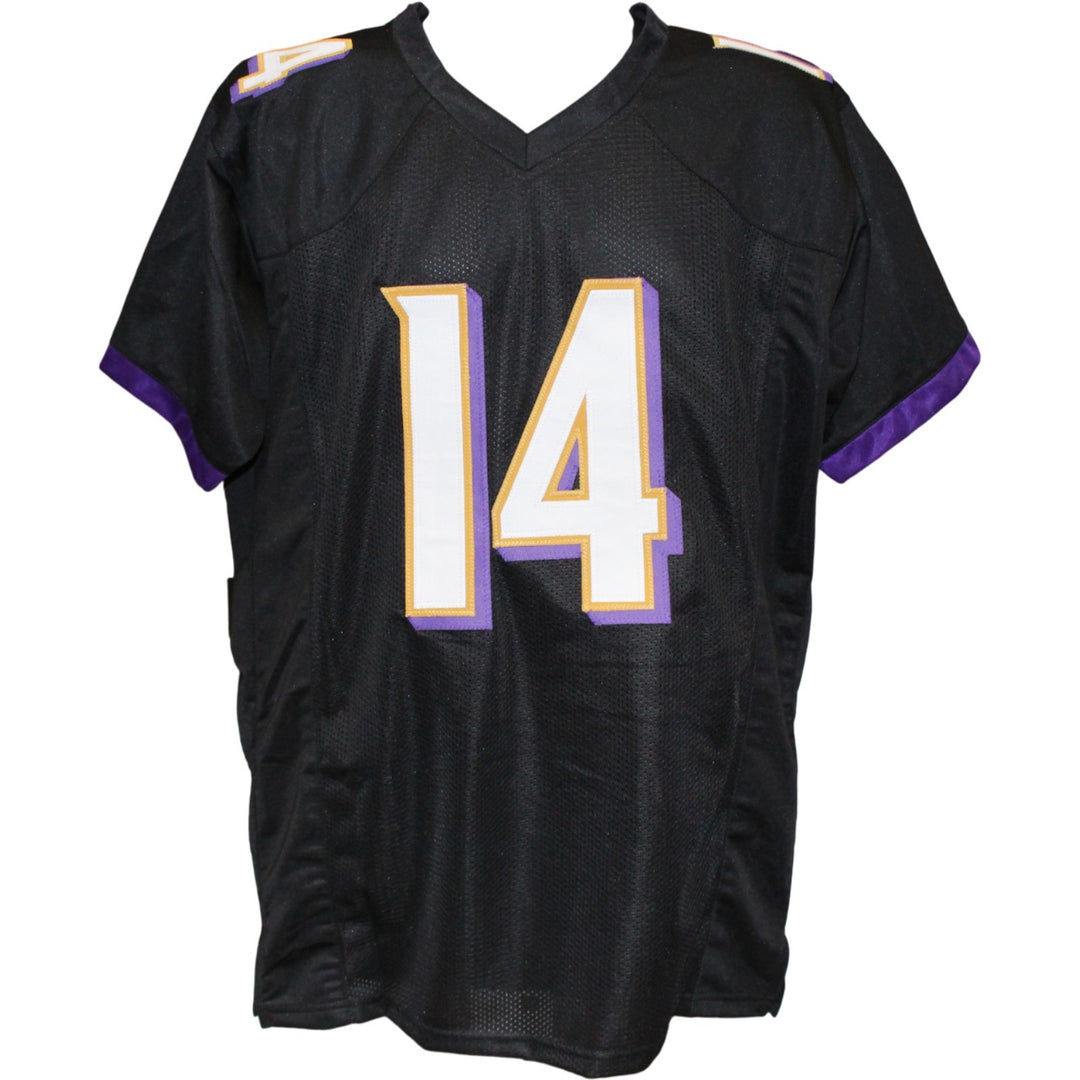 Kyle Hamilton Autographed Pro Style Size XL Black Jersey Beckett Witness 54012