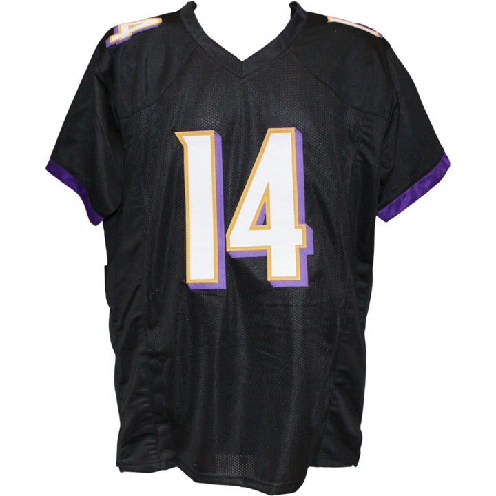 Kyle Hamilton Autographed Pro Style Size XL Black Jersey Beckett Witness 54012