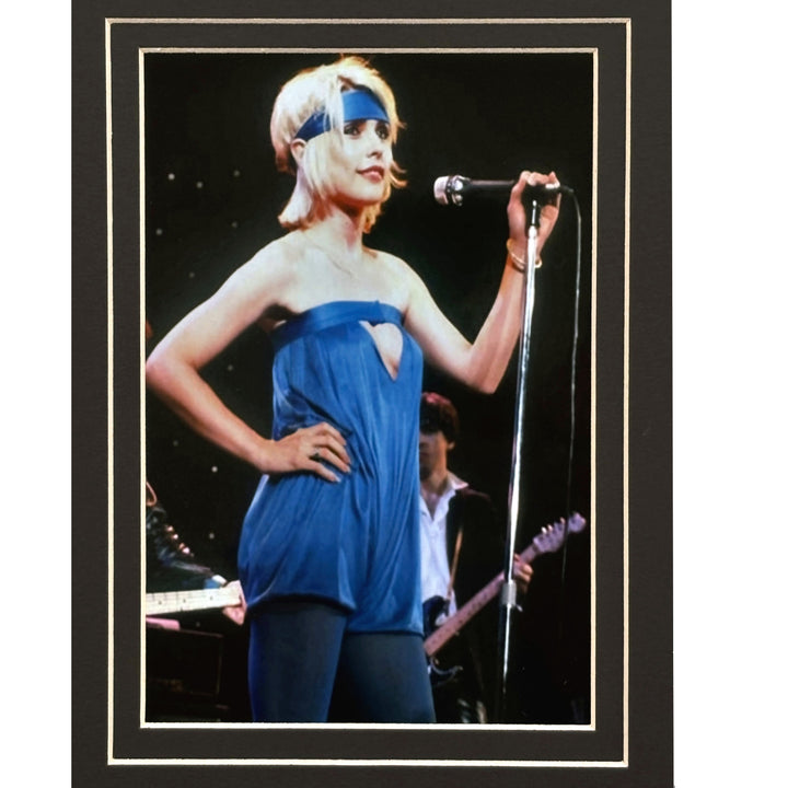 Debbie Harry Signed Cut Framed Photo Collage Beckett COA Blondie Autographed