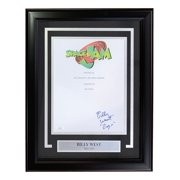 Billy West Signed Framed Space Jam Script Cover Bugs Inscribed JSA