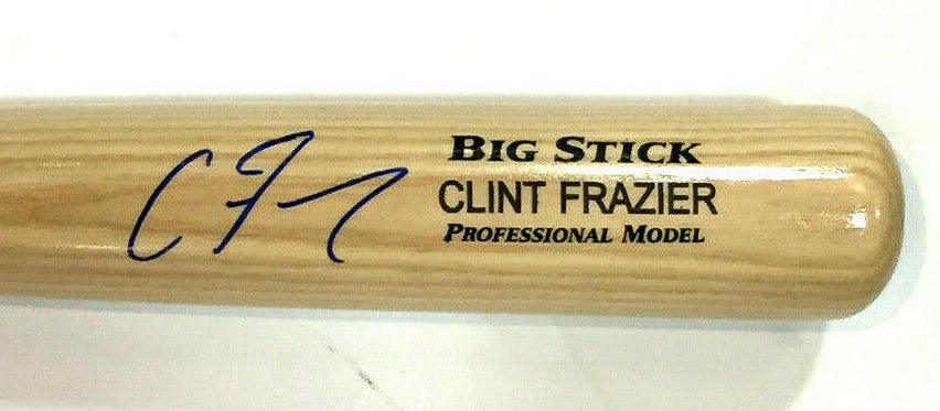 Clint Frazier Yankees Signed Pro Model Big Stick Baseball Bat Autograph JSA COA