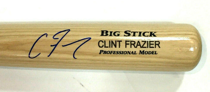 Clint Frazier Yankees Signed Pro Model Big Stick Baseball Bat Autograph JSA COA