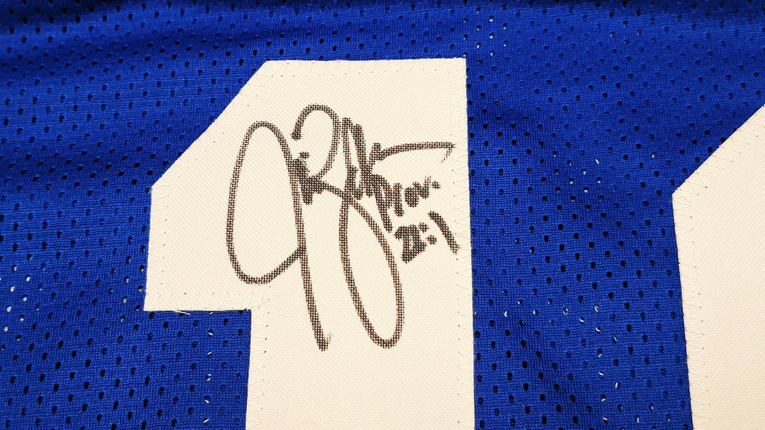 Seattle Seahawks Jim Zorn Autographed Signed Blue Jersey MCS Holo
