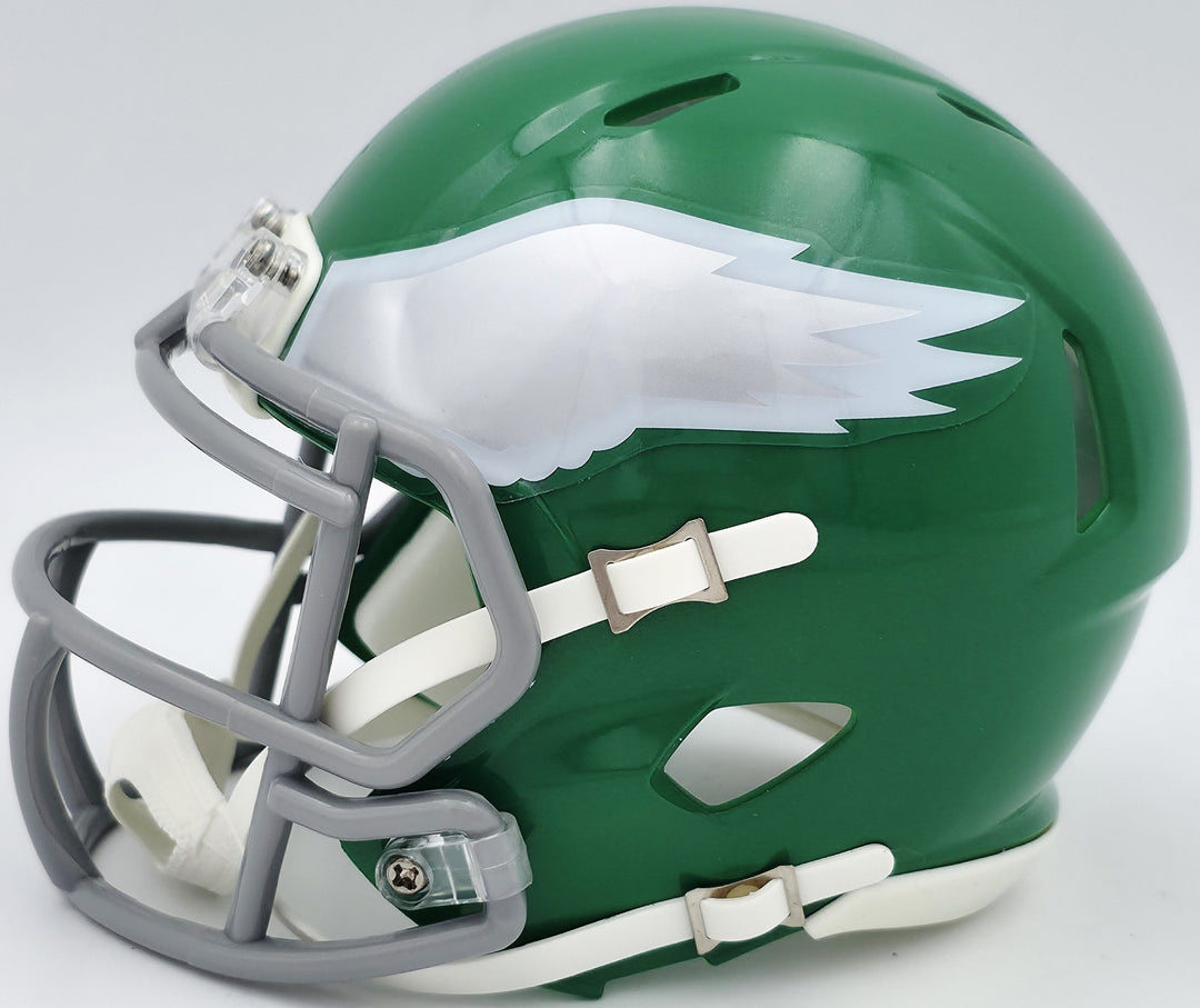 DeSean Jackson Auto Eagles 2023 Alternate Kelly Green Speed Mini Helmet Beckett